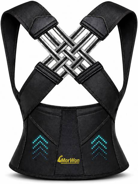 MorWon Posture Corrector Belt for Men & Women Back Pain Relief Shoulder Support Posture Corrector