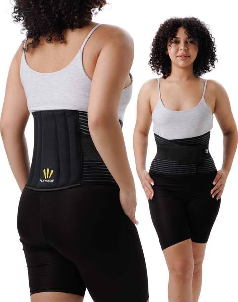 प्लेथन Lumbar Sacral Support Belt back pain relief for Men & Women बैक / लंबर सपोर्ट