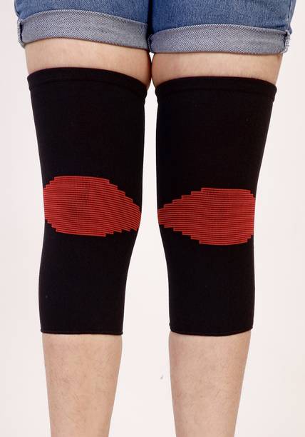 ORANCLE Unisex Stretchable Compression Knee Cap Brace for Arthritis, Pain Relief (Pair) Knee Support