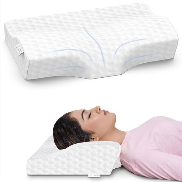 MY ARMOR Orthopedic Memory Foam Cervical Pillow for Neck & Shoulder Pain with Outer Cover Cervical Pillow