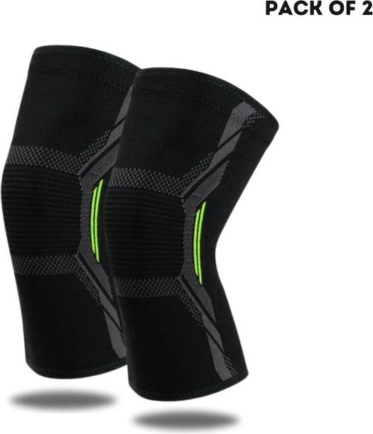 Hambler ANTI-SLIP COMPRESSION SLEEVE FOR MEN & WOMEN,KNEE BRACE FOR RUNNING Pack2 Knee Support
