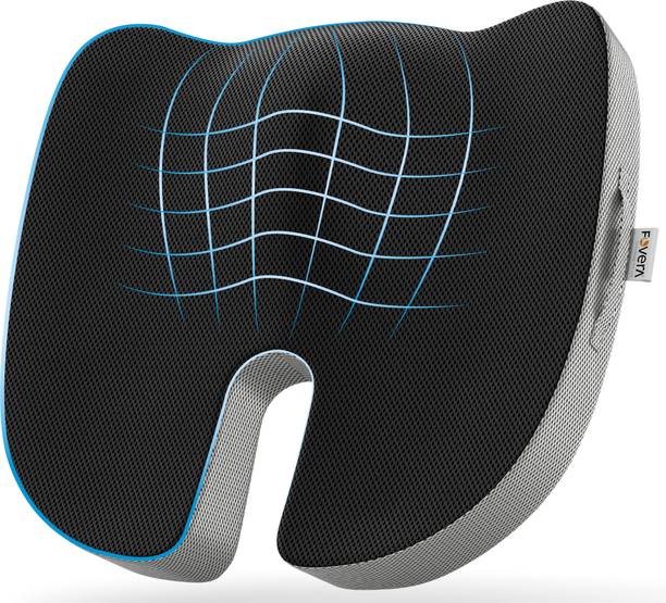 FOVERA Orthopedic Coccyx Seat Cushion - For Tailbone Pain Relief (Universal) Back / Lumbar Support