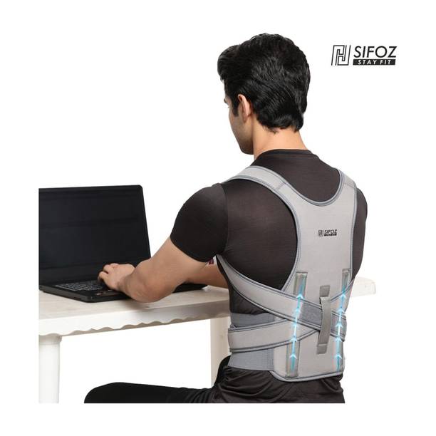 Baben Free Size Posture Corrector For Men And Women Back / Lumbar Support