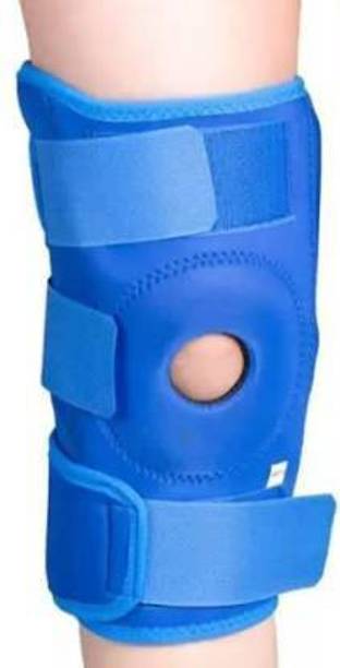 Borniva functional Open Patella Hinged Knee Brace for Knee joint Pain Relief Knee Blue Knee Support