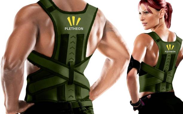 PLETHEON Posture corrector belt for men and women for back pain back support (FREE SIZE) Back / Lumbar Support
