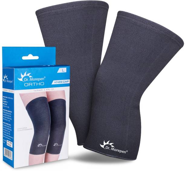 Dr. Morepen Ortho Knee Cap KN-01 Uniform Compression,Stretchable Fabric Knee Support -L Knee Support