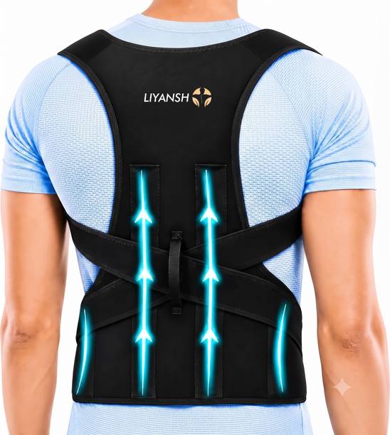 LIYANSH LYPosture Corrector Belt for Men & Women, Back Support Belt for Back Pain Relief Posture Corrector