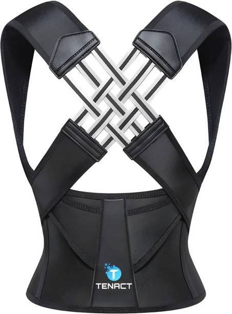TENACT Breathable Back Support Belts for Men & Women Shoulder Support Design Posture Corrector