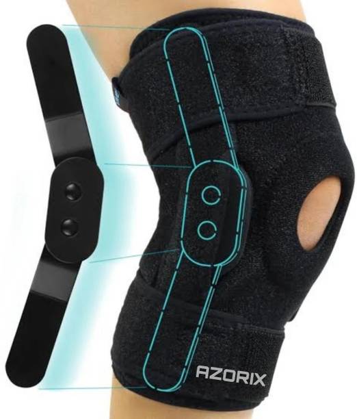 AZORIX Hinged Knee Support Brace Open Patella for Knee Pain Relief and Injury Recovery Knee Support