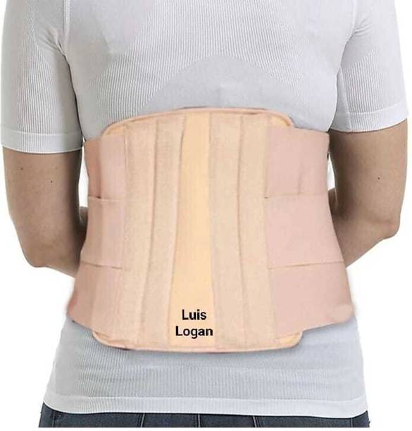 LUIS LOGAN L.S Contoured Belt for Back & Waist Support Pain Relief Correct Posture (Beige,M) Back / Lumbar Support