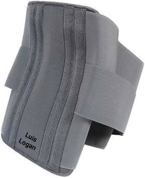 LUIS LOGAN Contoured Lumbar Support Waist belt for Back Pain Relief (Grey,Free) Back / Lumbar Support