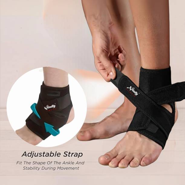Xfinity Fitness Neoprene Ankle Support Brace Adjustable Compression for Pain & Injury Recovery Ankle Support
