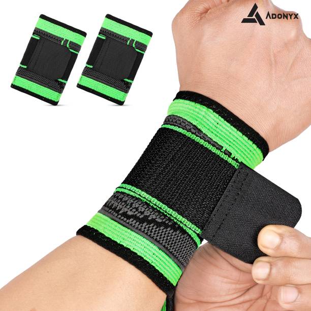 ADONYX Wrist Brace Wrist Wraps Compression Wrist Strap, Wrist Support for Work Fitness Wrist Support