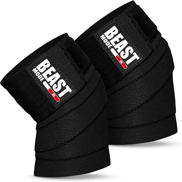 STEIGEN FITNESS beast mode knee wraps for squats, knee supporter for gym Knee Support
