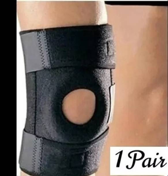 Mulkraj Ortho Mulkraj-Fitness KNEE CAP SUPPORT FOR MEN AND Knee Support (Black)-22 Knee Support