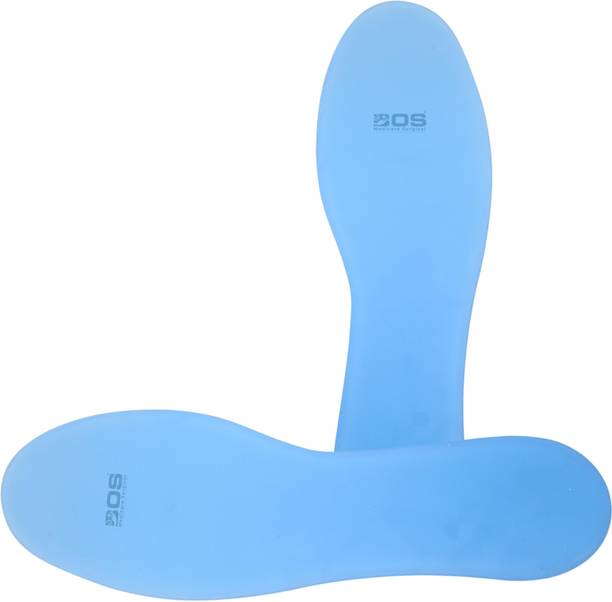 BOS MEDICARE Silicone Insole for Men & Women | Orthopedic Flat Foot Arch Support Pads Large Insole