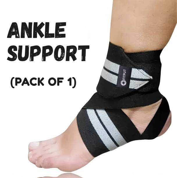 FITPUT Ankle Brace for Pain Relief Gym Sports Men 1 piece Ankle Support