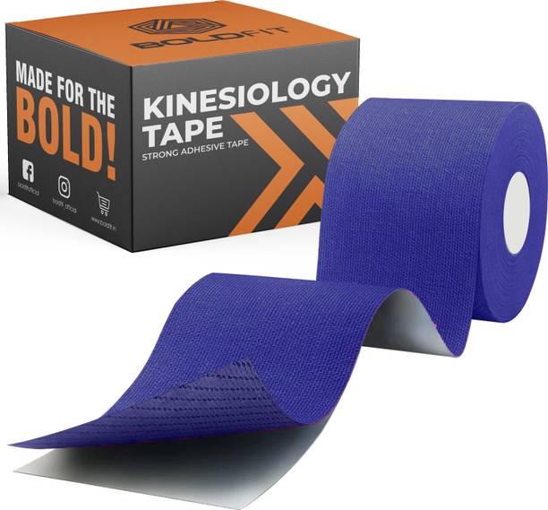 बोल्डफिट Kinesiology Tape Knee support Shoulder Muscle Tape Sports Injury Tape Pain Tape काइन्सियोलॉजी टेप