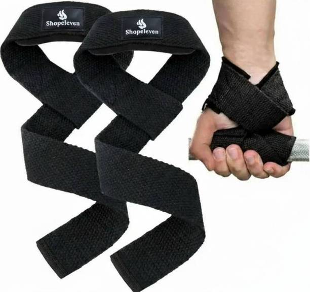 Shopeleven Weight Lifting Straps with Wrist Support, Deadlift Grip Accessories Wrist Support