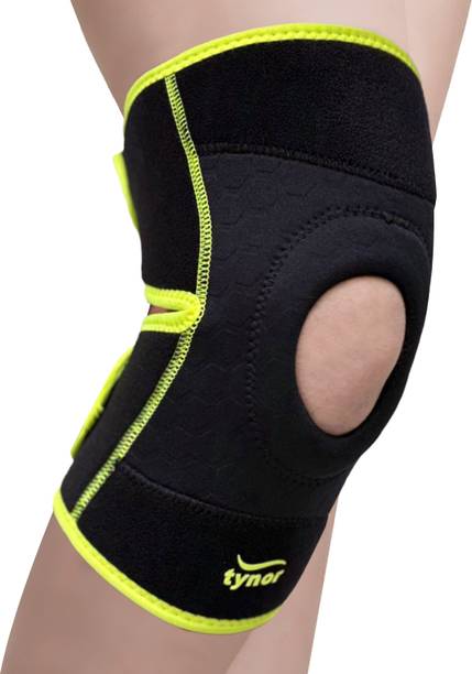 TYNOR Knee Wrap (Neo), Black & Green, Universal, 1 Unit Knee Support