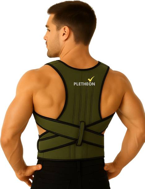 PLETHEON Posture corrector belt for men and women for back pain back support (FREE SIZE) Back / Lumbar Support