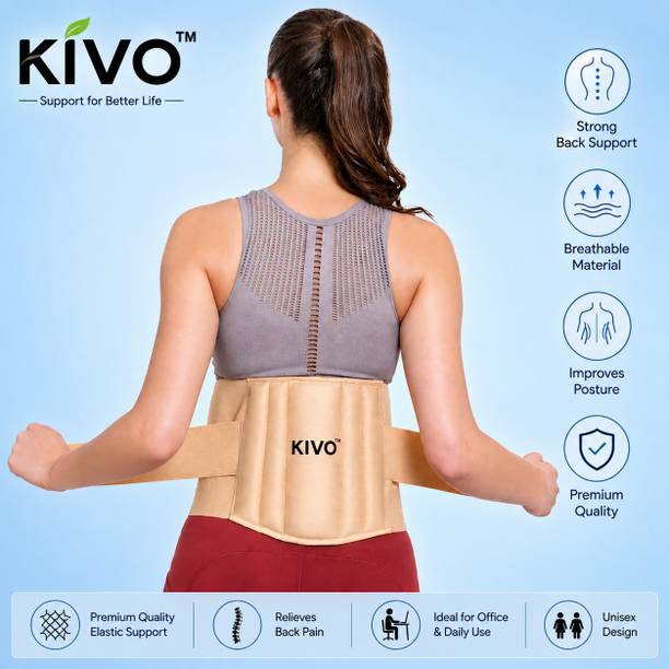 Kivo. Lumbar Sacral Belt for Lower Back Pain Relief | Orthopedic Back Support Belt Back / Lumbar Support