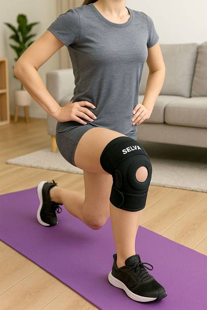 SELVA Dual Hinged (Neoprene), for Joint Stability & Pain Relief Knee Support