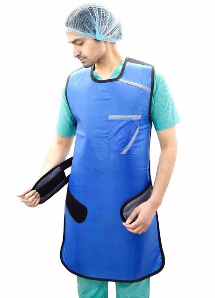 IS IndoSurgicals X Ray Lead Apron for X-Ray Protection 0.35 mm Lead Equivalency Shoulder Support