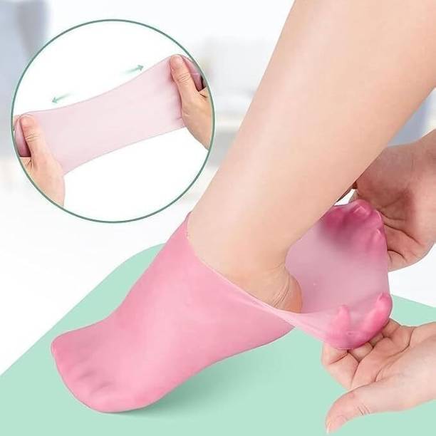 PRIVATECAVE Heel for Crack Spa Gel Socks for Women & Men Heel Support
