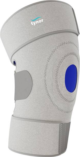 TYNOR Knee Wrap (Neoprene), Grey, XXL, 1 Unit Knee Support
