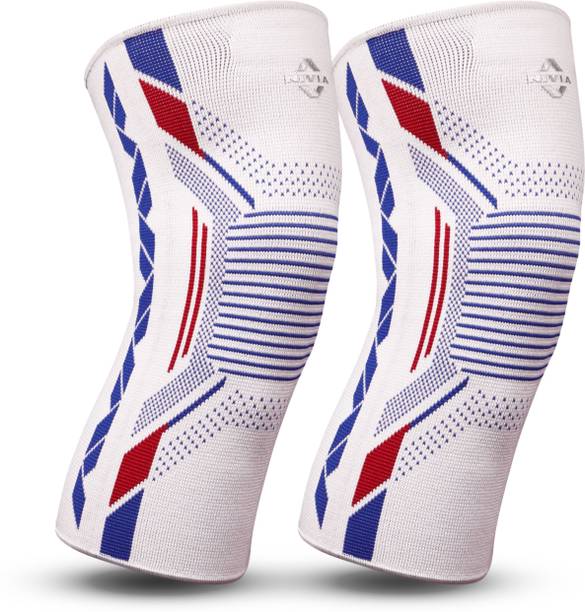 NIVIA Knitted Knee Support with Silicon Knee Support