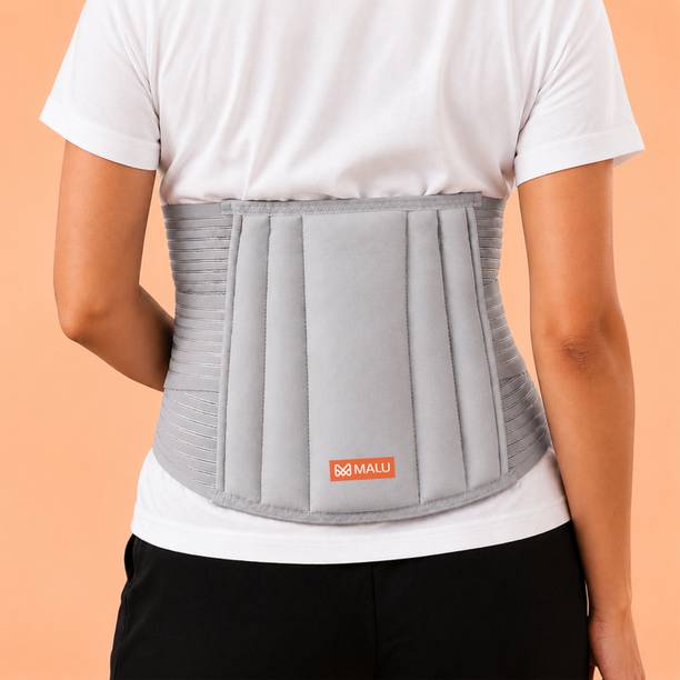 Malu Healthcare Lumbar Sacral Belt for Spine Waist Back Pain Relief, Posture Corrector LS Belt Back / Lumbar Support