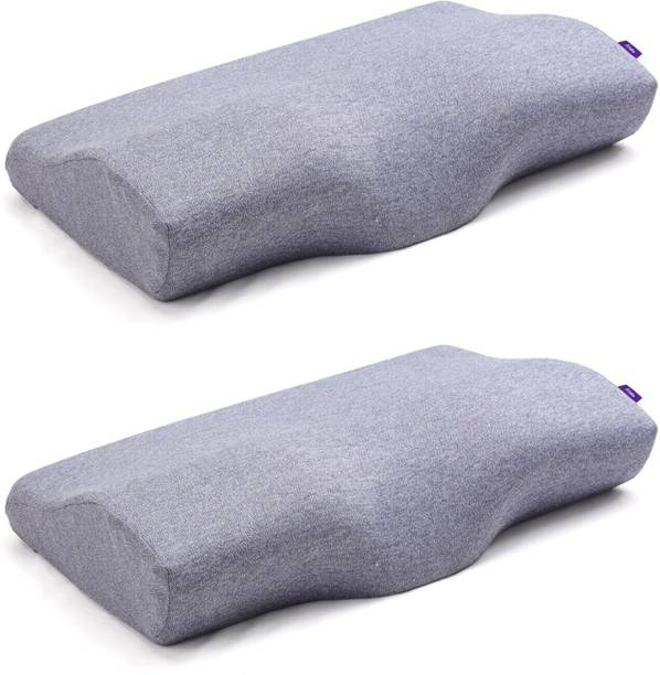 फ्रिडो Ultimate Contour Cervical Neck Pillow for Pain Relief Sleep, Pack of 2 सर्विकल पिलो