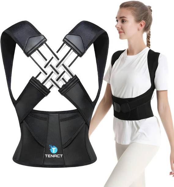 TENACT Adjustable Posture Corrector Belt and Back Pain Belt for Men & Women Posture Corrector
