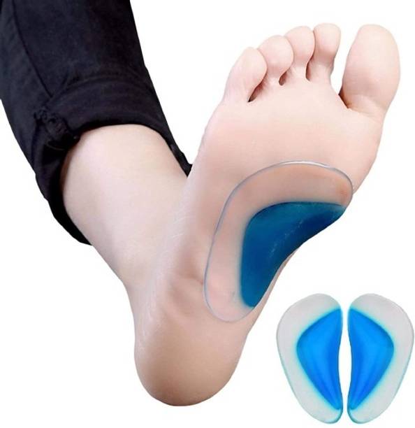 AK ENTERPRISE Arch Support Insoles Fits for Flat Feet Correction Gel High Cushion Insert Insole