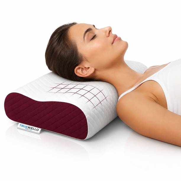 Truewello Cervical Neck Pillow for Neck Pain 4 Years Warranty & Shoulder Pain for Sleeping Neck Support