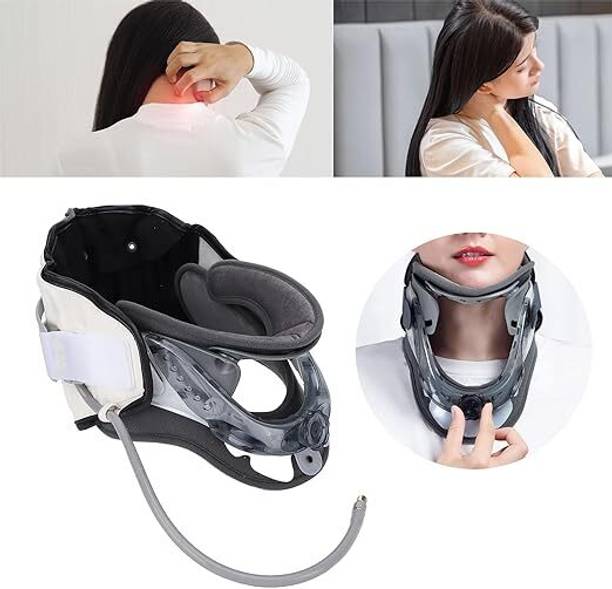 WAGKOVA Adjustable Cervical Traction Device,Neck and Jaw Postoperative Protection Device Neck Support