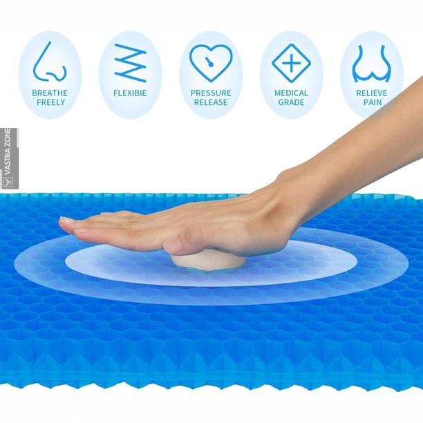 DN BROTHERS Sciatica Pain Back Pain Cushion Chair Pad with Non-Slip Cover(SQUARE SHAPE)D157 Cervical Pillow