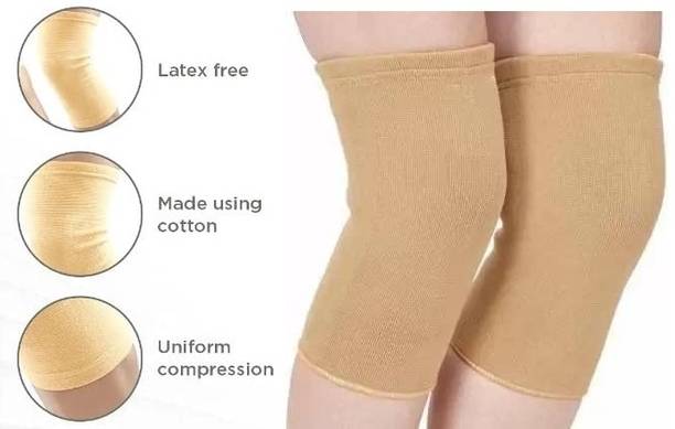 infinity deal (KNEE-5)Pain Reliever Knee Knee, Calf & Thigh Support (Beige) Knee Support