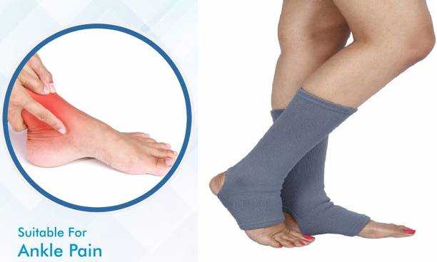 DNelon Orthopedic Pain Relief Ankle Compression Support Cap Brace/Sleeves (PACK OF 1) Ankle Support