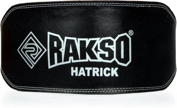 HouseOfCommon Hattric 6 inch Weight Lifting Gym Belt Workout For Men and Women LEATHER Back / Lumbar Support
