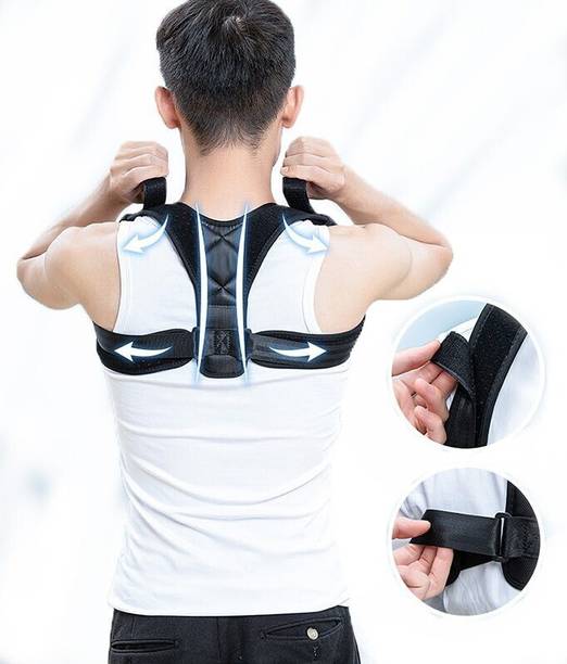 gennuineflare Position Corrector Back Braces Gym Support Health & Fitness Doctor Belt GT-61 Posture Corrector