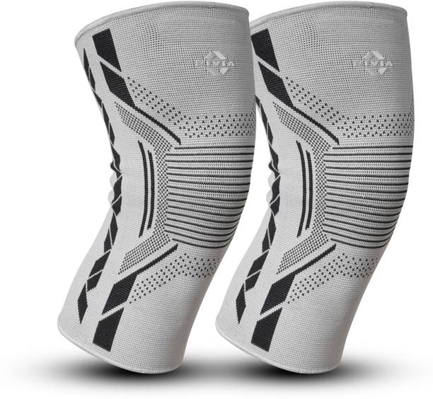 NIVIA Knitted Knee Support with Silicon Knee Support