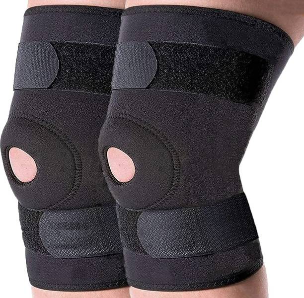 MORATER Unisex Adjustable Knee Support Brace, Knee Open Patella for Knee Pain Relief Knee Support