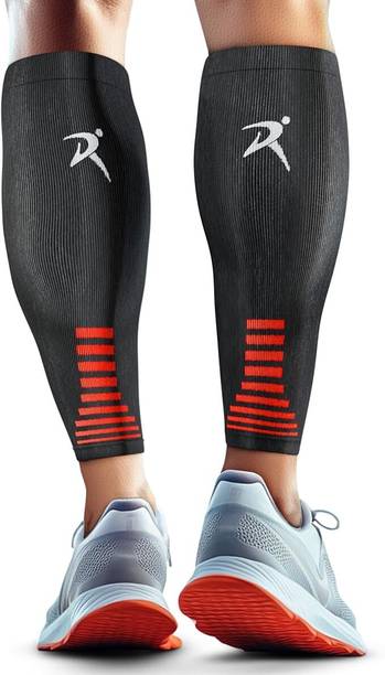Leosportz Calf Sleeve Sports Leg Support Calf Elastic Breathable Knitted Sports Wrap Guard Knee Support