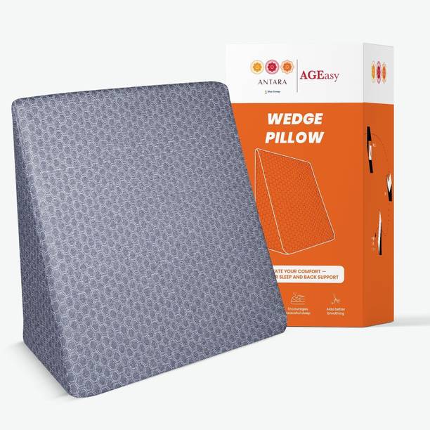 AGEasy Wedge Pillow for Sleeping Back & Neck Pain Relief Leg Elevator Memory Foam Back / Lumbar Support