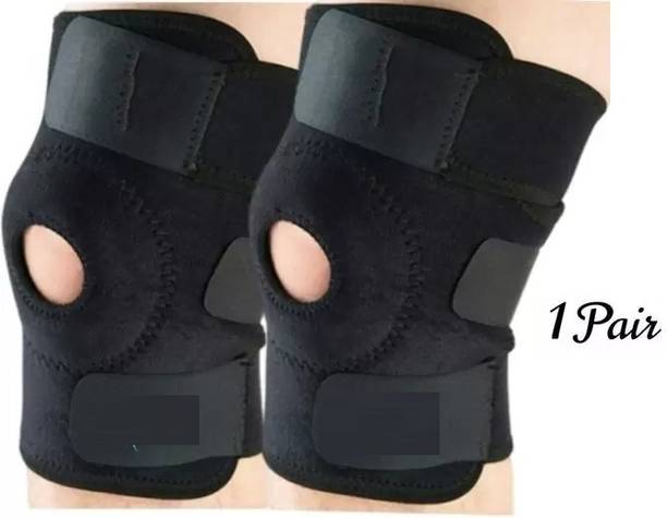 Mulkraj Ortho Knee Support(Men and Women) (Black)-60 Knee Support