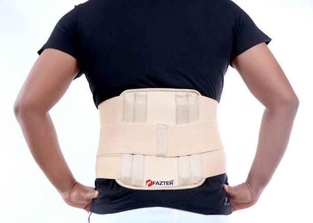 FAZTER Contoured Lumbo Sacral Belt for Back Pain Relief-Compression|Dual Adjustable Strap Back / Lumbar Support