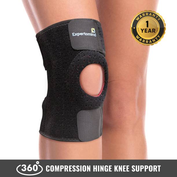 Expertomind Joint Protection with Hinge | Compression muscle | Gym Wrap Knee Support