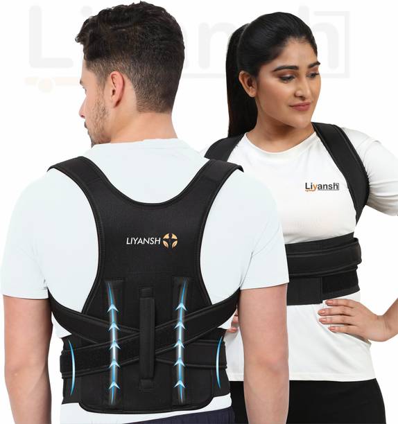 LIYANSH Corrector For Men And Women Back Support Belt Back Pain Back Straight & Shoulder Posture Corrector